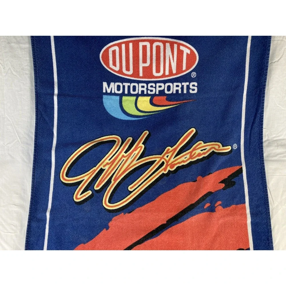 VTG 2002 Jeff Gordon Autograph #24 Dupont NASCAR Bath Beach Towel 54